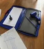 フットプリンターの様子